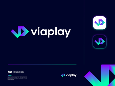 Lettermark Logo - 现代标志设计(V Lettermark Logo - Modern Logo Design)