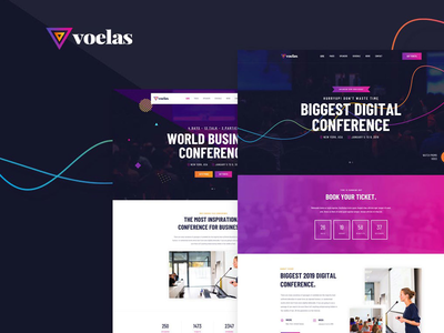 Voelas-活动和会议组织 PSD(Voelas - Event & Conference Organization PSD)