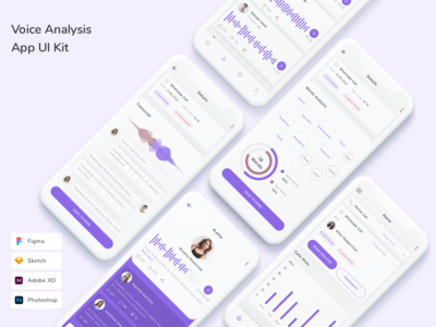 语音分析应用程序 UI 套件(Voice Analysis App UI Kit)