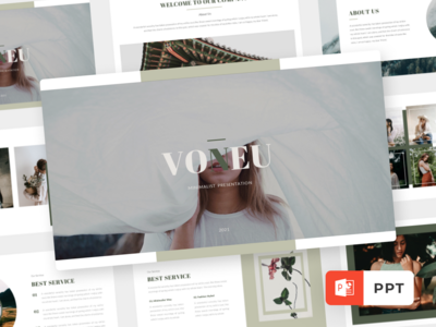 Voneu - 极简主义演示模板(Voneu - Minimalist Presentation Template)