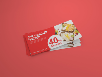 折扣券模拟(Discount Voucher Mock Up)