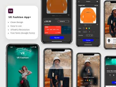 [Darkmode] VR时尚应用([Darkmode] VR Fashion App)