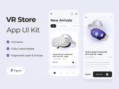 VR 商店 UI 套件(VR Store UI Kit)