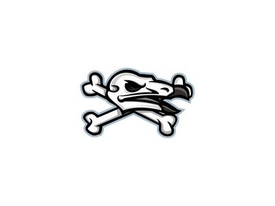 秃鹰头骨吉祥物(Vulture Skull Mascot)