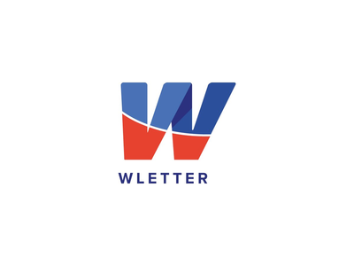 W 字母矢量标志设计模板(W Letter Vector Logo Design Template)