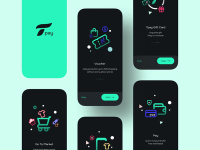 演练数字钱包移动 UI 套件(Walkthrough Digital Wallet mobile UI Kit)