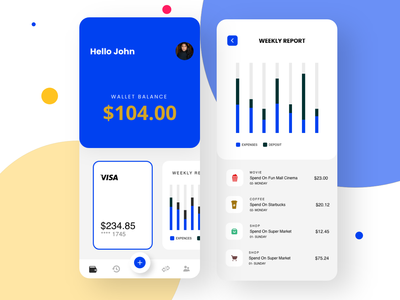 钱包移动应用程序设计(Wallet Mobile app Design)