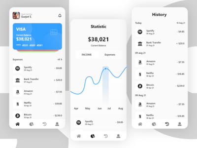 钱包应用程序设计(Wallet App Design)