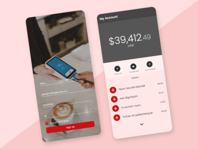 钱包应用概念(Wallet App Concept)