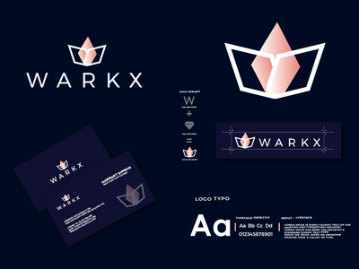 品牌标识和标志 - “Warkx”(Brand identity and logo - 