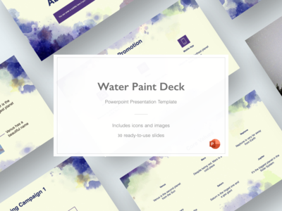 水漆甲板 - 终极演示模板(Water Paint Deck - Ultimate Presentation Template)