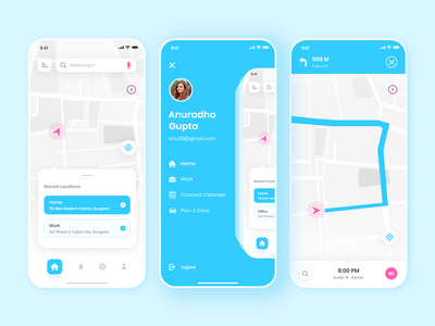 位智应用程序重新设计(Waze App Redesign)