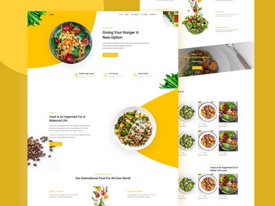 基于网络的快餐登陆页面(Web-based Fast Food Landing Page)