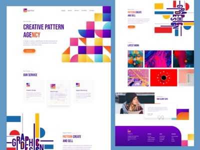 创意机构登陆页面(Creative Agency landing page)