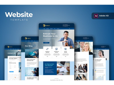 企业商务网站模板(Corporate Business Website Templates)