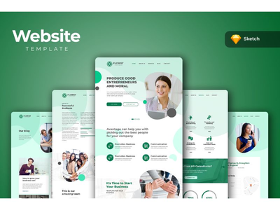 企业商务网站模板(Corporate Business Website Templates)