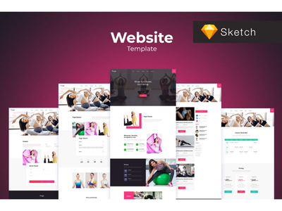 瑜伽网站模板(Yoga Website Templates)