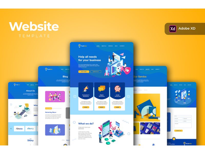 企业代理网站模板(Corporate Agency Website Templates)