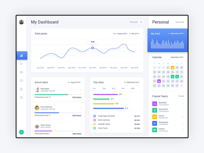 Web 仪表板和统计 UI 工具包应用程序(Web Dashboard & Statistics UI Kit App)