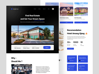 登陆页面 UjangHo'use(Landing Page UjangHo'use)