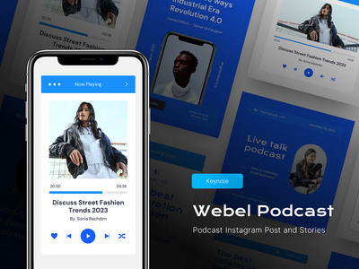 Webel - Podcast Instagram Post and Stories 主题演讲(Webel - Podcast Instagram Post and Stories Keynote)