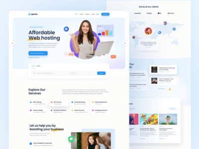 虚拟主机登陆页面 - Spectre(Web Hosting Landing Page - Specter)