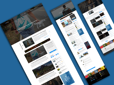 weBlogg - 专门为 BLOGGER 设计的最佳博客 PSD 模板(weBlogg - Best Blogging PSD Template Specially For BLOGGERS)