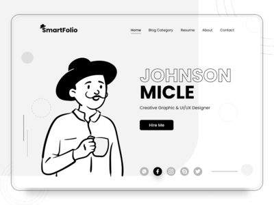 SmartFolio-Portfolio 网站 UIUX 设计(SmartFolio-Portfolio Website UIUX Design)