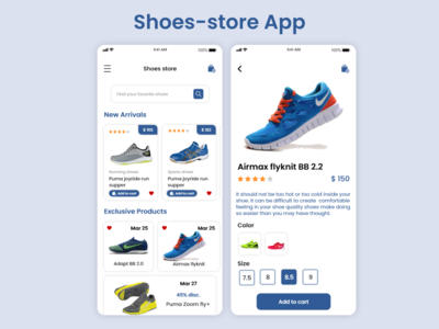 鞋店应用(Shoes store app)