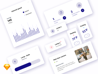 智能家居 UI 组件(Smart Home UI Components)