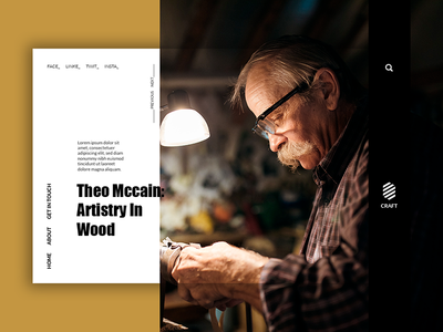 Hero Header - 木头艺术(Hero Header - Artistry in wood)