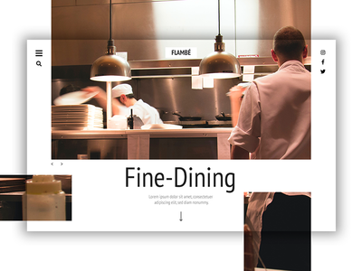 Hero Header - 美食(Hero Header - Fine dining)