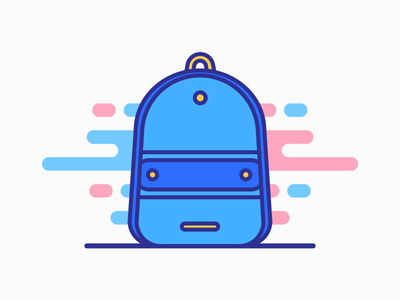 书包图标 1(School Bag Icon 1)