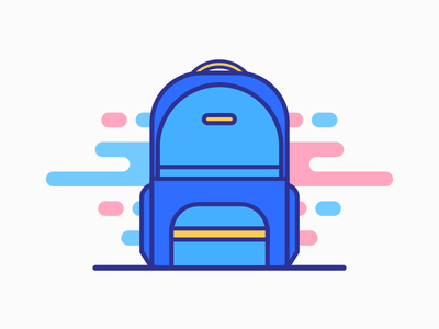 书包图标 10(School Bag Icon 10)