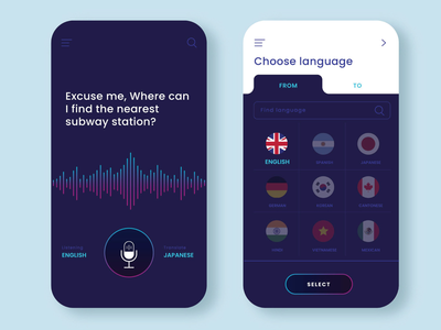 应用程序模板翻译声音(app template translating voices)