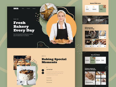 面包店响应登陆页面(Bakery Responsive Landing Page)