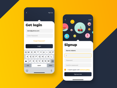 Bananza - 登录和注册(Bananza - login & signup)