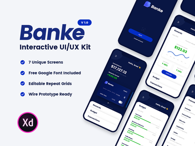 Banke iOS UI/UX 套件(Banke iOS UI/UX Kit)