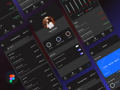 银行App手机UI设计(Banking App Mobile UI Design)