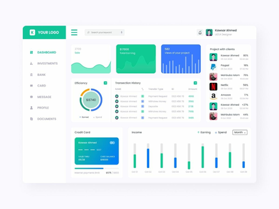 银行仪表板(Banking Dashboard)