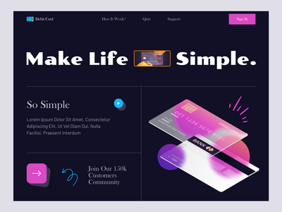银行登陆页面(Banking Landing Page)