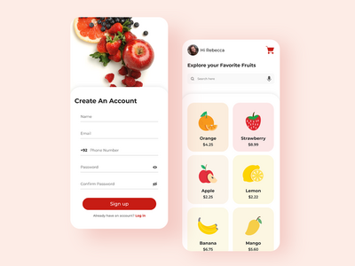 水果商店应用程序(Fruits Store App)