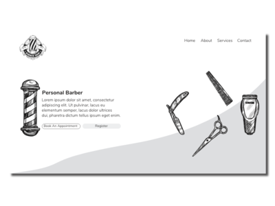 理发店登陆页面(Barber Shop Landing Page)