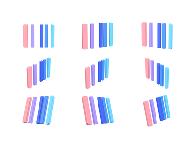 条码 3D 图标(Barcode 3D icon)