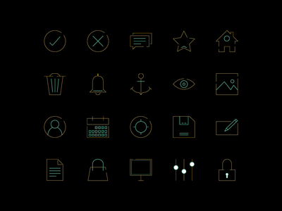 基本用户界面图标(Basic Ui Icons)