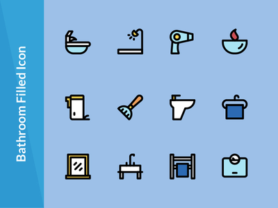 练习题(Bathroom filled icon)