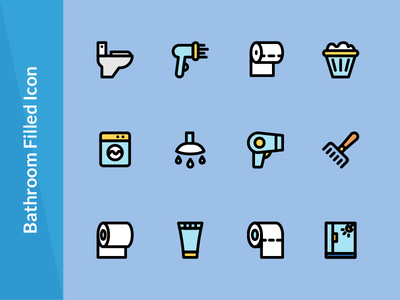 练习题 3(Bathroom filled icon 3)