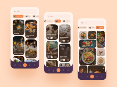 Appétit - 食物食谱应用程序 UI 套件 V9(Appétit - Food Recipes App UI Kit V9)