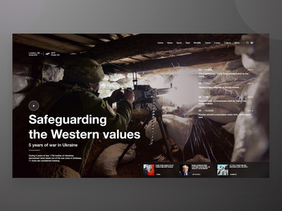 BBC 动画主页概念(BBC animated homepage concept)