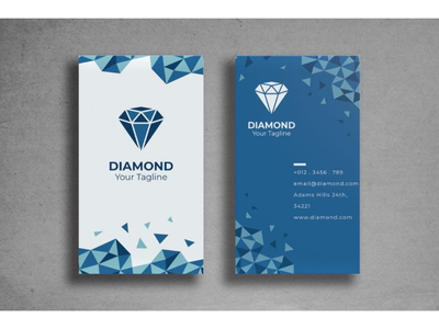 名片钻石店品牌(Business Card Diamond Store Brand)